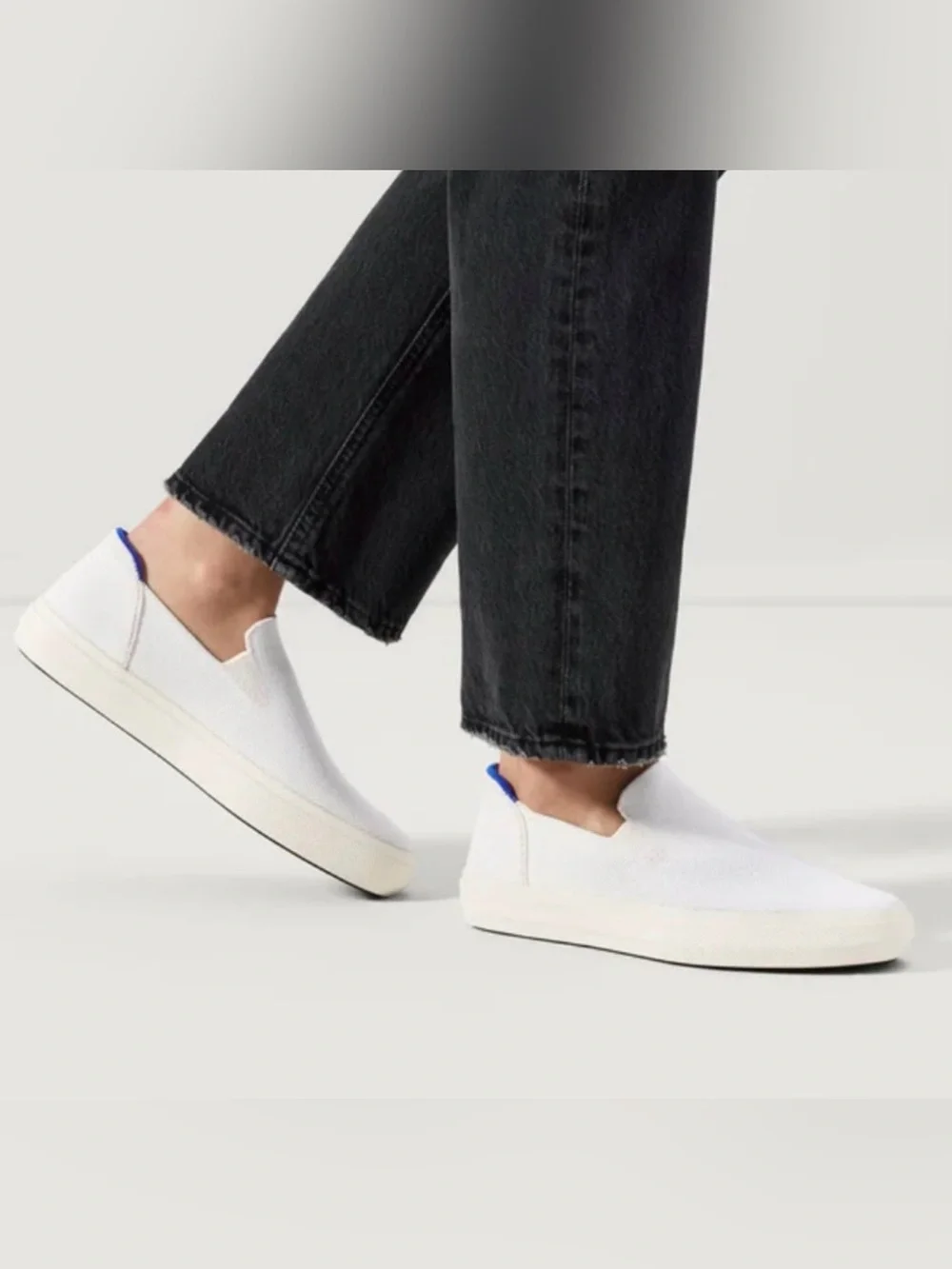 ROTHY'S The City Slip On Sneaker white